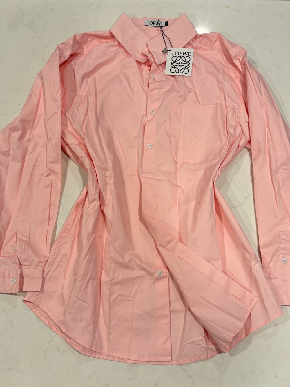Loewe Light Pink Collar Buttondown Shirt